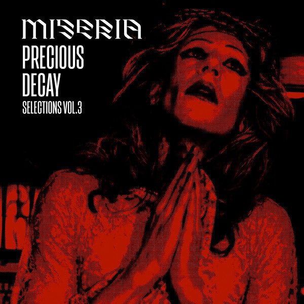Rectangle Triangle Miseria X Oraculo Records Precious Decay Selections Vol. 3 album cover artwork featuring abstract geometric design.