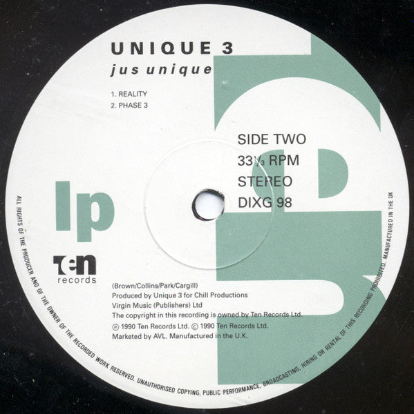 Jus' Unique Unique 3
