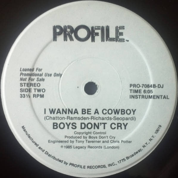I Wanna Be A Cowboy 2 Boys Don't Cry