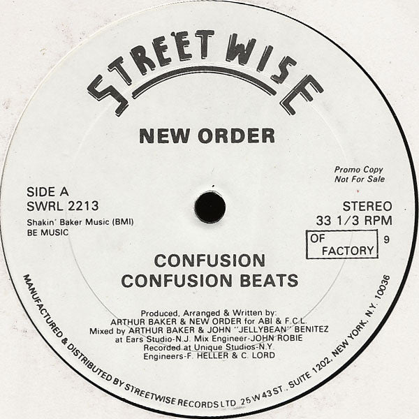 Confusion New Order