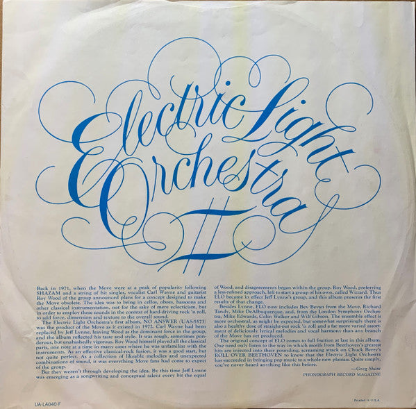 Electric Light Orchestra II Electric Light Orchestra