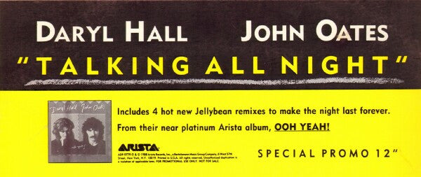 Talking All Night Daryl Hall & John Oates