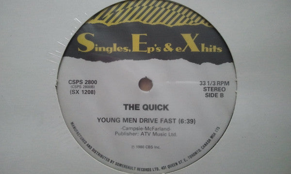 Sharks Are Cool, Jets Are Hot / Young Men Drive Fast The Quick