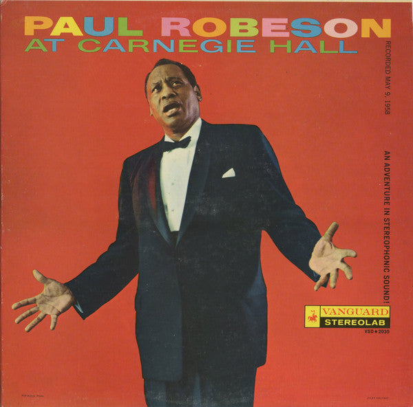 At Carnegie Hall Paul Robeson