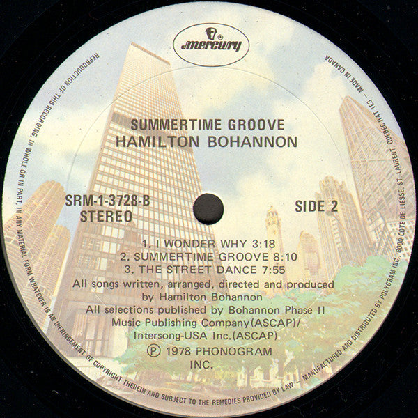 Summertime Groove Hamilton Bohannon