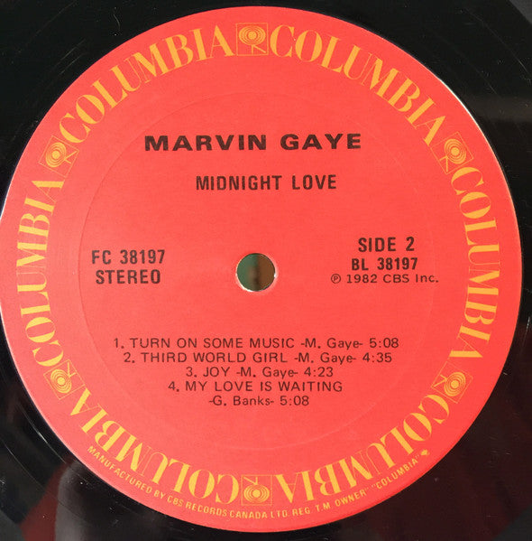 Midnight Love Marvin Gaye