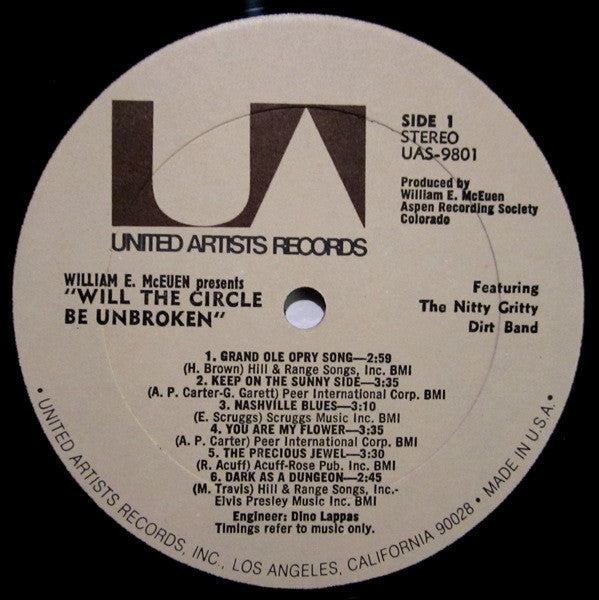 Will The Circle Be Unbroken Nitty Gritty Dirt Band