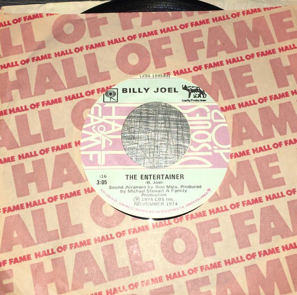 Piano Man / The Entertainer Billy Joel