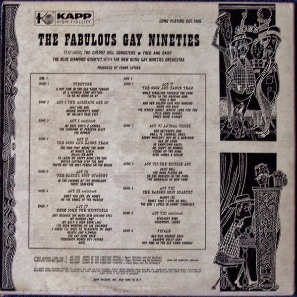 Songs Of The Fabulous Gay Nineties Various