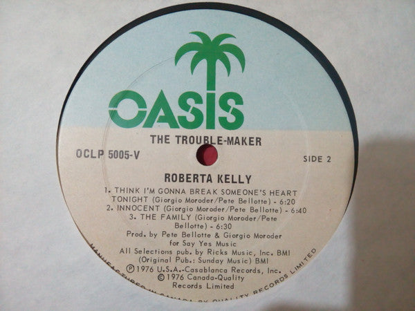 Trouble Maker Roberta Kelly