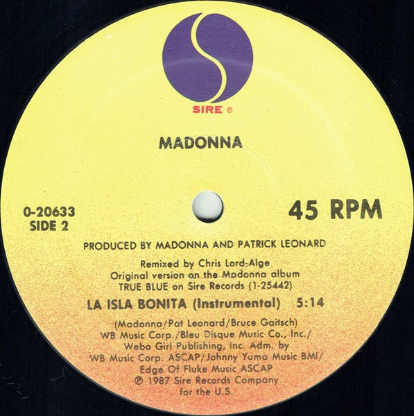 La Isla Bonita Madonna
