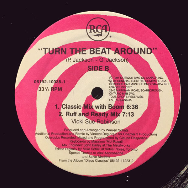 Turn The Beat Around (1991 Remixes) Vicki Sue Robinson