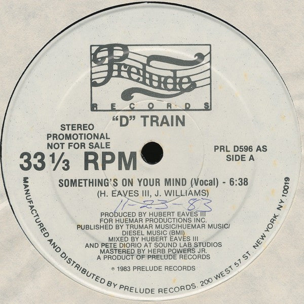 Something's On Your Mind D-Train
