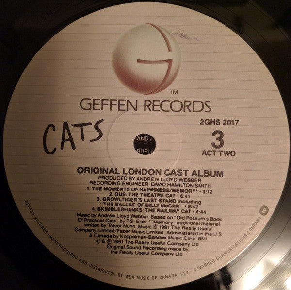 Cats: Original London Cast Album | Rectangle Triangle