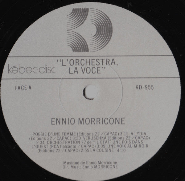 L'Orchestra, La Voce Ennio Morricone
