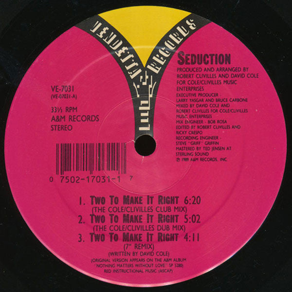 Two To Make It Right Seduction