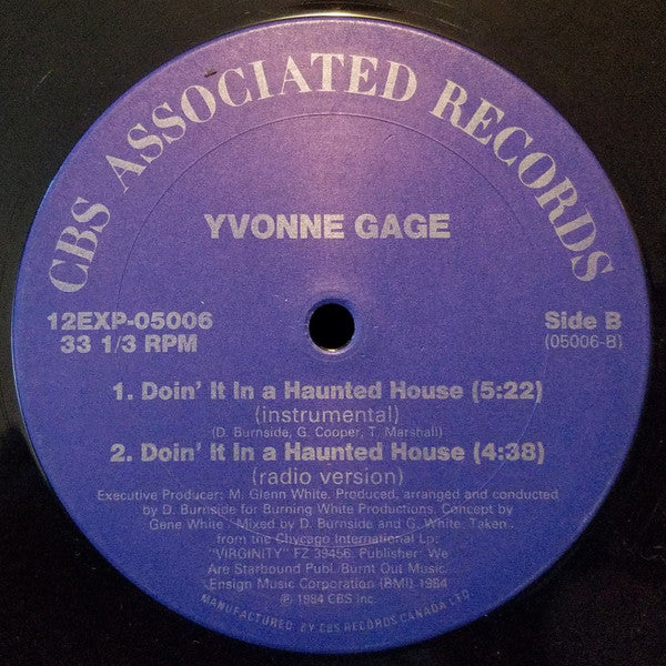 Doin' It In A Haunted House Yvonne Gage