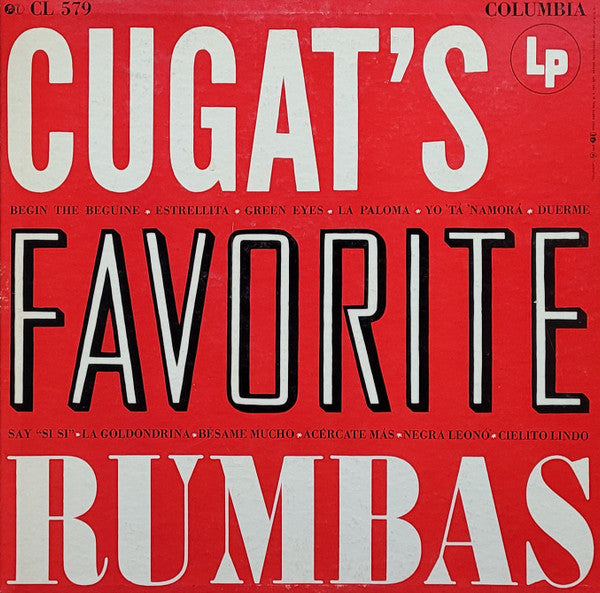 Cugat's Favorite Rumbas Xavier Cugat And His Orchestra