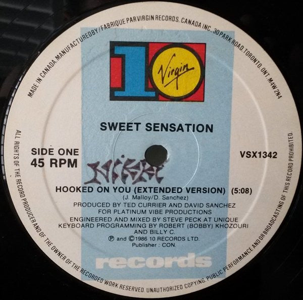 Hooked On You Sweet Sensation