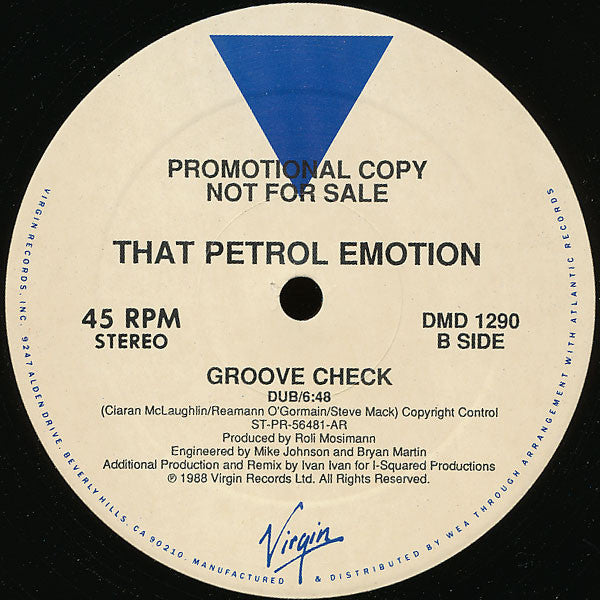 Groove Check That Petrol Emotion