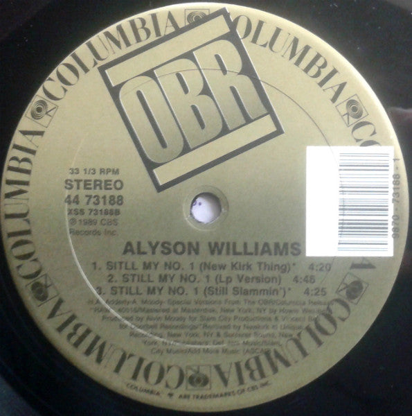 Not On The Outside Alyson Williams