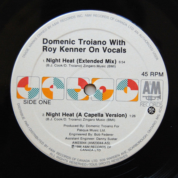 Night Heat Domenic Troiano,Roy Kenner
