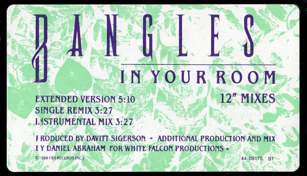 In Your Room Bangles
