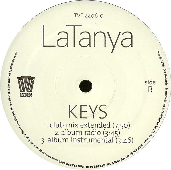 Keys (Kelly G Club Mix) LaTanya