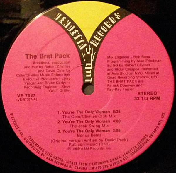 You're The Only Woman The Brat Pack