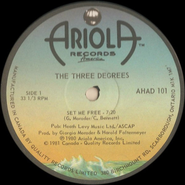 Set Me Free / Jump The Gun The Three Degrees
