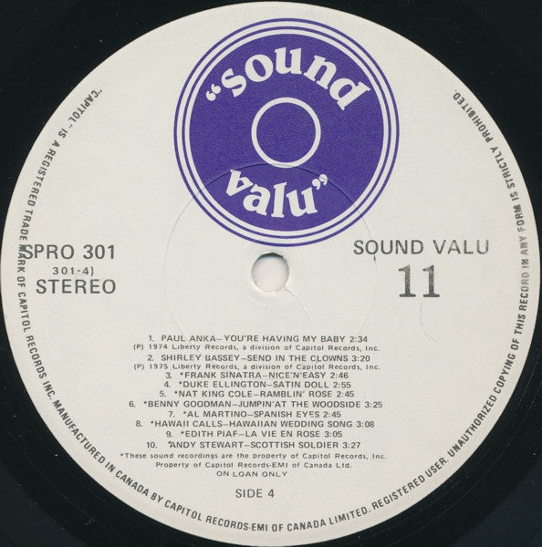 Now Playing - "Sound Valu" - Volume Two Various