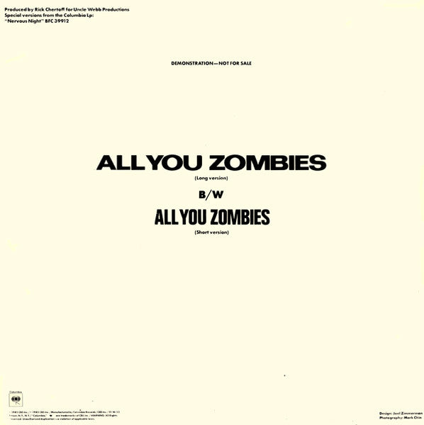 All You Zombies The Hooters