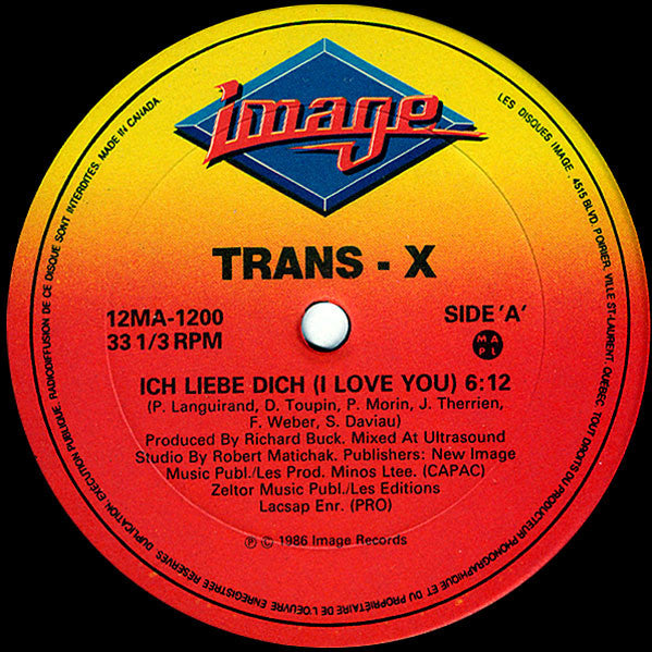Ich Liebe Dich (I Love You) Trans-X