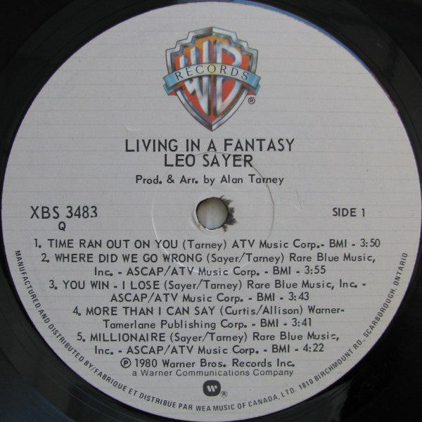 Living In A Fantasy Leo Sayer