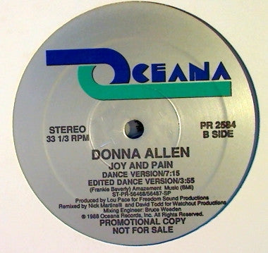 Joy And Pain Donna Allen