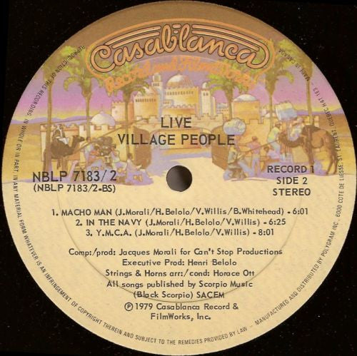 Live And Sleazy Village People