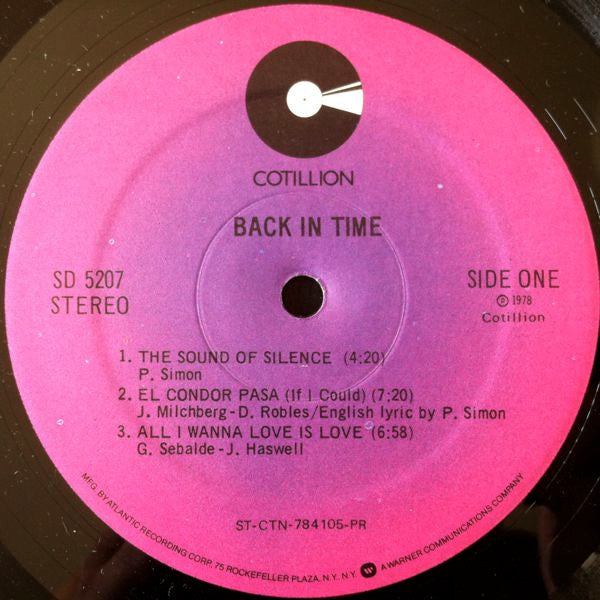 Back In Time Back In Time