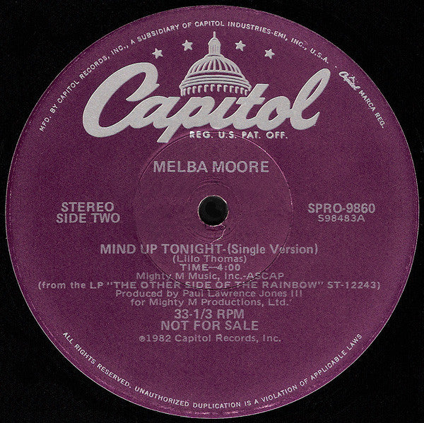 Mind Up Tonight Melba Moore
