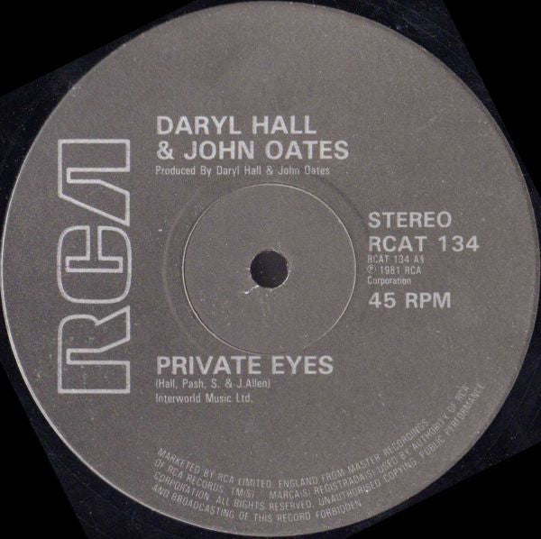Private Eyes Daryl Hall & John Oates