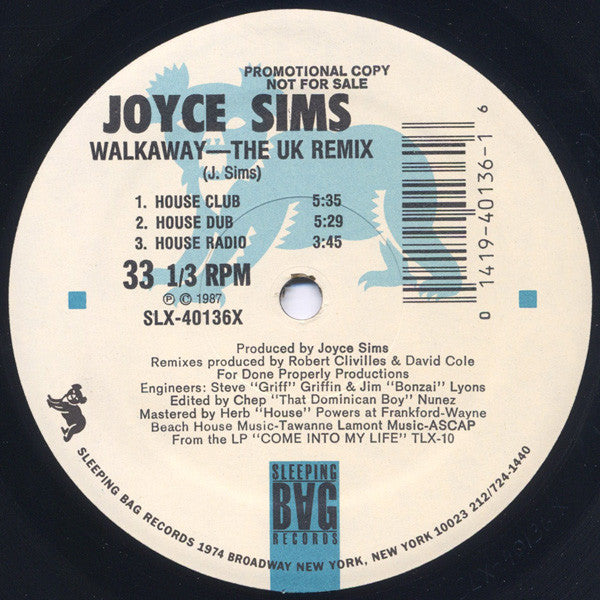 Walkaway - The UK Remix Joyce Sims