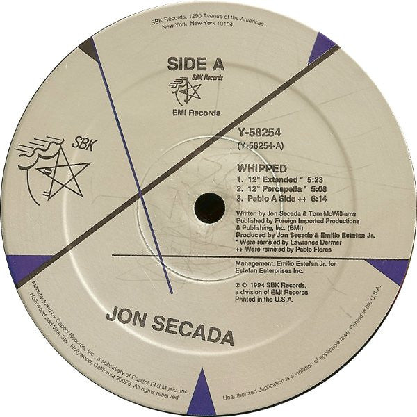 Whipped Jon Secada