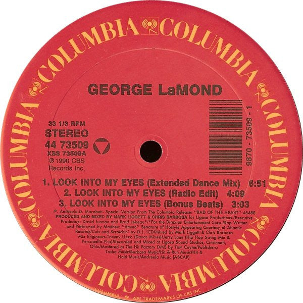 Look Into My Eyes George LaMond