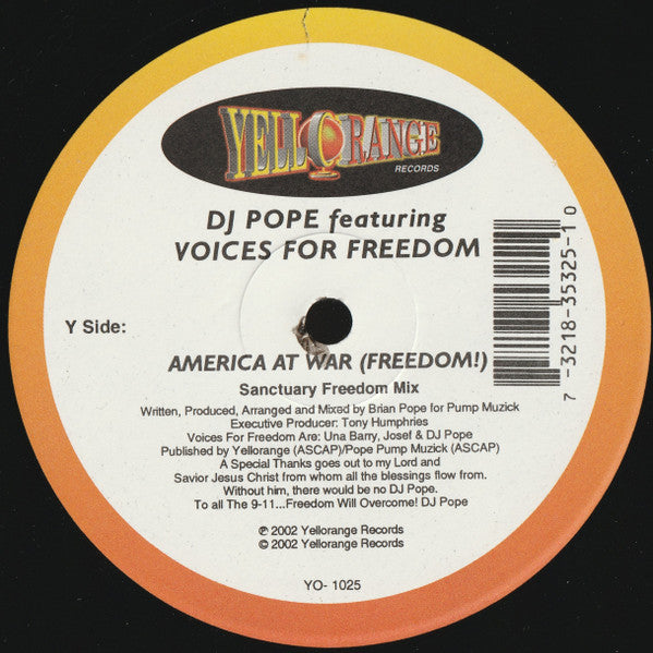 America At War (Freedom) DJ Pope,Voices For Freedom