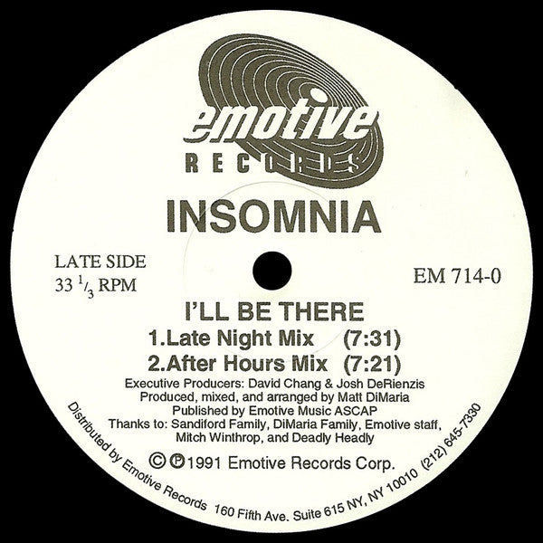 I'll Be There 2 Insomnia
