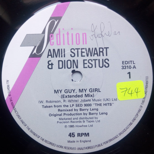My Guy My Girl Amii Stewart,Deon Estus
