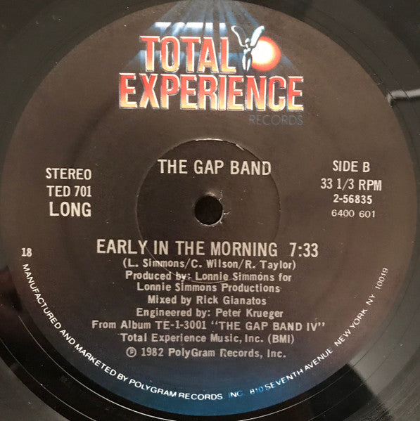 Early In The Morning The Gap Band