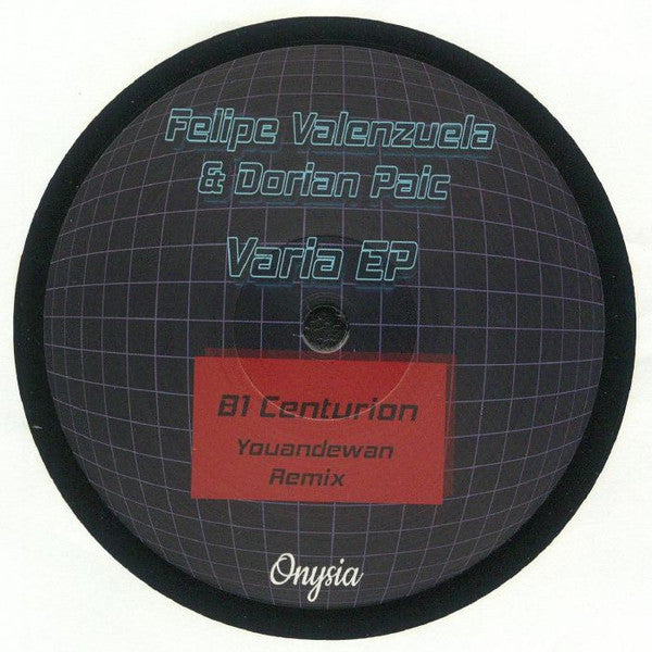 Varia EP by Rectangle Triangle featuring sleek modern design, displayed on a plain background.