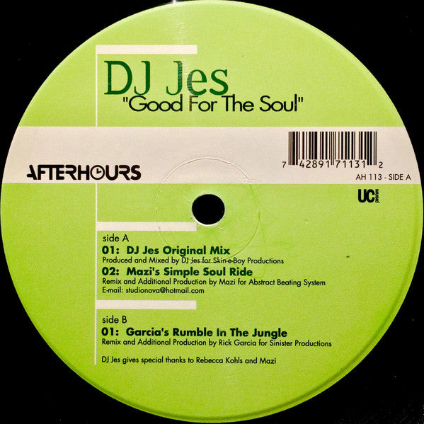 Good For The Soul DJ Jes