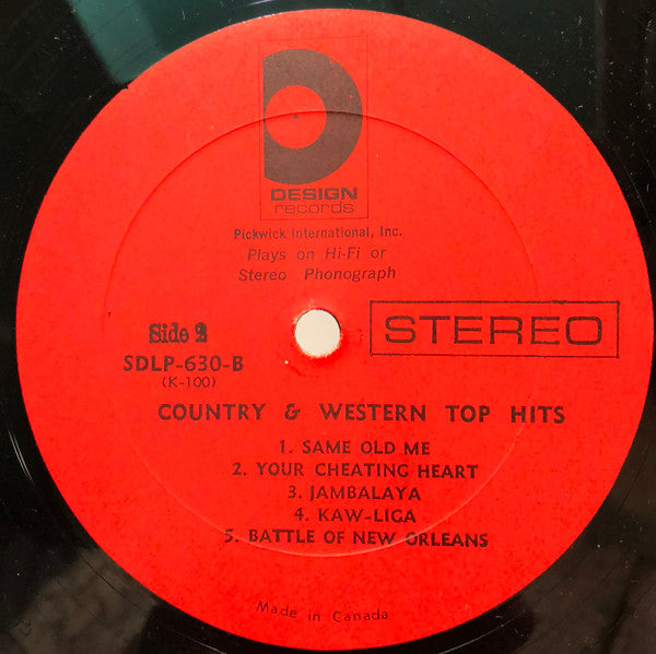 Top Country And Western Hits All Time Favorites Various