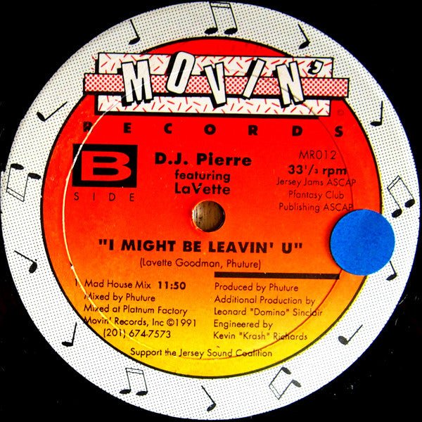 I Might Be Leavin' U DJ Pierre,LaVette